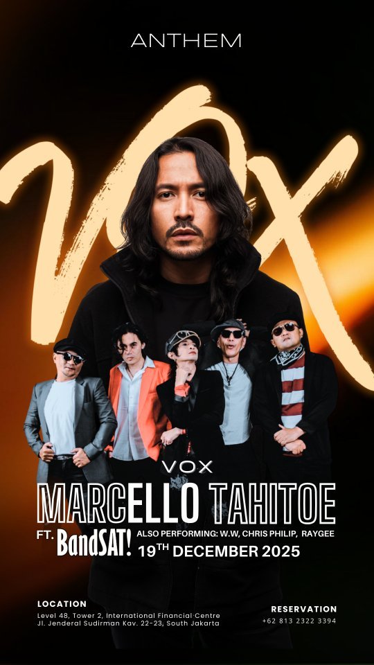 Marcello Tahitoe Anthem Jakarta Desember 2025
